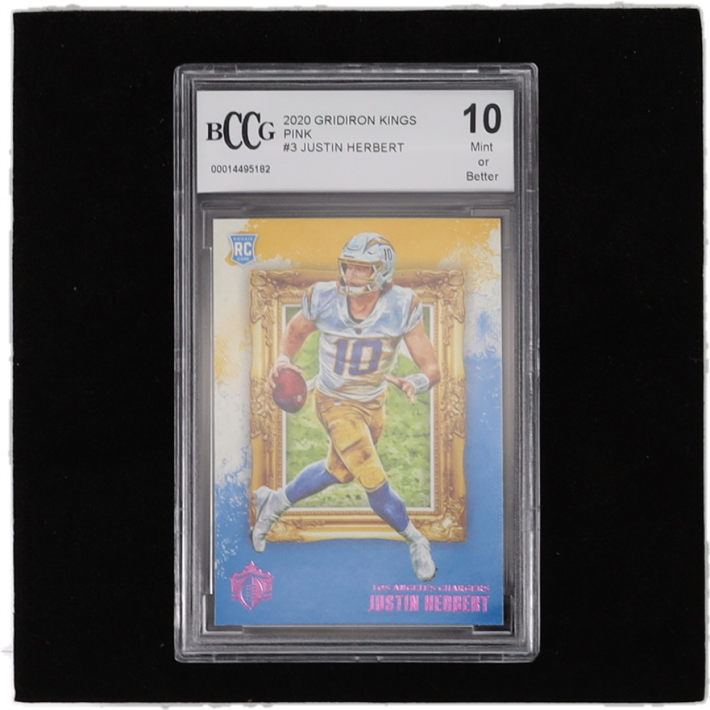 thumbnail image 2 of Joe Burrow 2020 Gridiron Kings Pink Rookie Card #GK1 - Cincinnati Bengals - Mint Condition In Screwdown Case 2 of 3