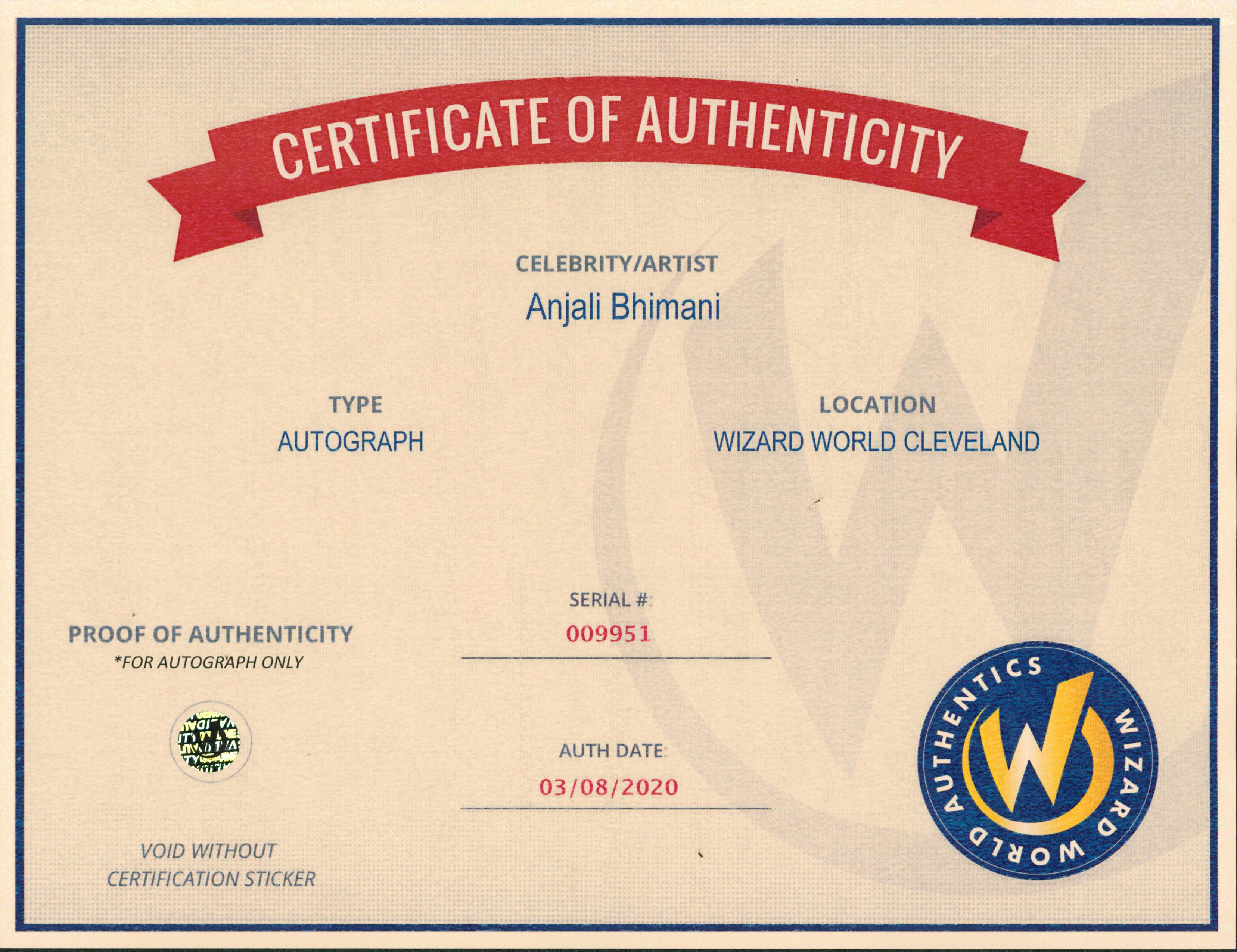 Anjali Bhimani Signed "Overwatch" 8x10 Photo (Wizard World) at PristineAuction.com Anjali Bhimani Signed "Overwatch" 8x10 Photo (Wizard World) at PristineAuction.com