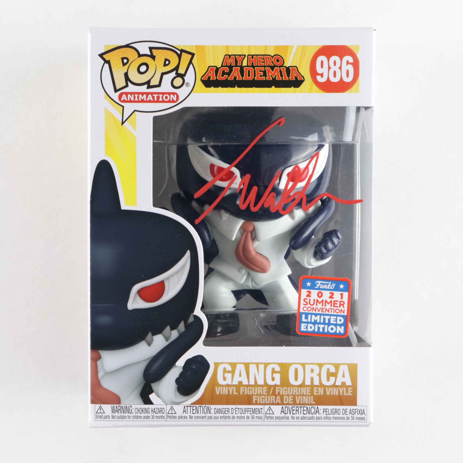 Tyler Walker Signed "My Hero Academia" #986 Gang Orca Funko Pop! Vinyl Figure (JSA) at PristineAuction.com Tyler Walker Signed "My Hero Academia" #986 Gang Orca Funko Pop! Vinyl Figure (JSA) at PristineAuction.com