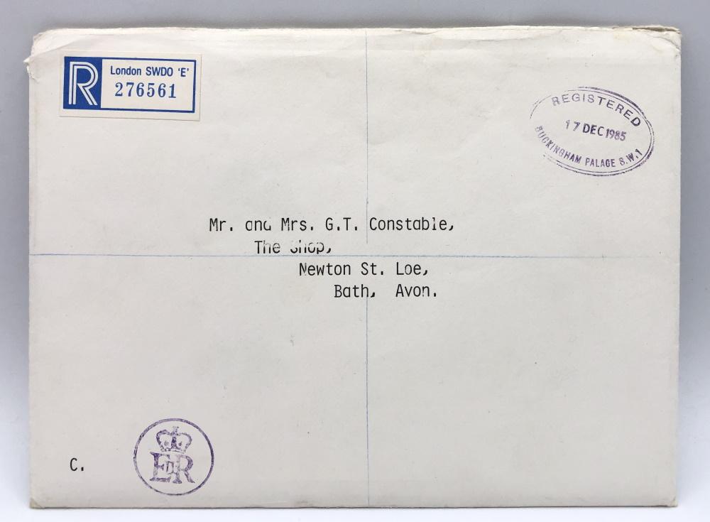 Princess Diana Spencer & Prince Charles Signed Buckingham Palace Christmas Card Inscribed "From" with Original Envelope (Beckett) at PristineAuction.com Princess Diana Spencer & Prince Charles Signed Buckingham Palace Christmas Card Inscribed "From" with Original Envelope (Beckett) at PristineAuction.com