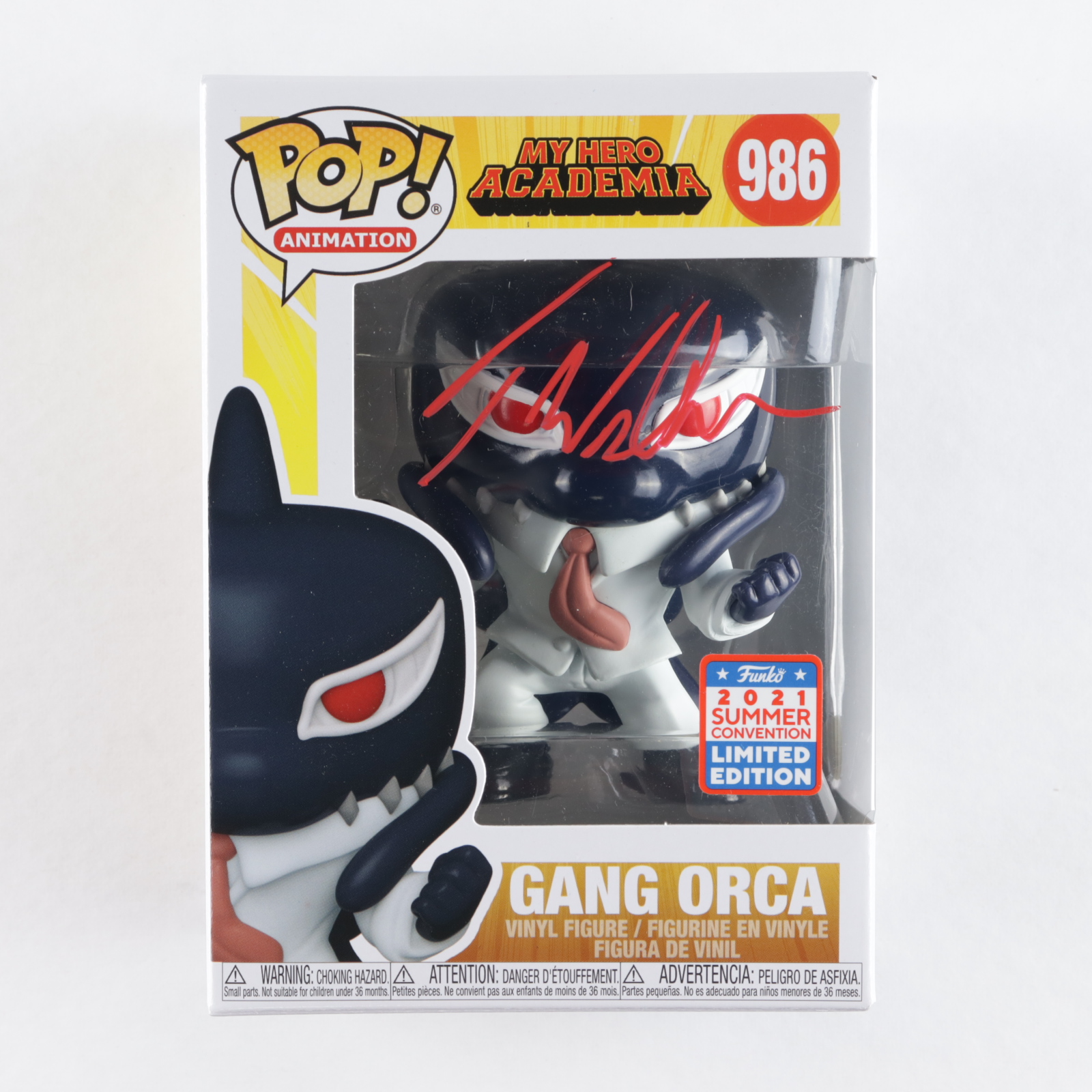 Tyler Walker Signed "My Hero Academia" #986 Gang Orca Funko Pop! Vinyl Figure (JSA) at PristineAuction.com Tyler Walker Signed "My Hero Academia" #986 Gang Orca Funko Pop! Vinyl Figure (JSA) at PristineAuction.com