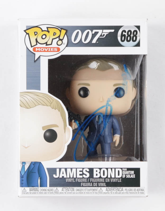 Daniel Craig Signed "Quantum of Solace" #688 James Bond From Quantum of Solace Funko Pop! Movies Figure (Beckett) at PristineAuction.com Daniel Craig Signed "Quantum of Solace" #688 James Bond From Quantum of Solace Funko Pop! Movies Figure (Beckett) at PristineAuction.com