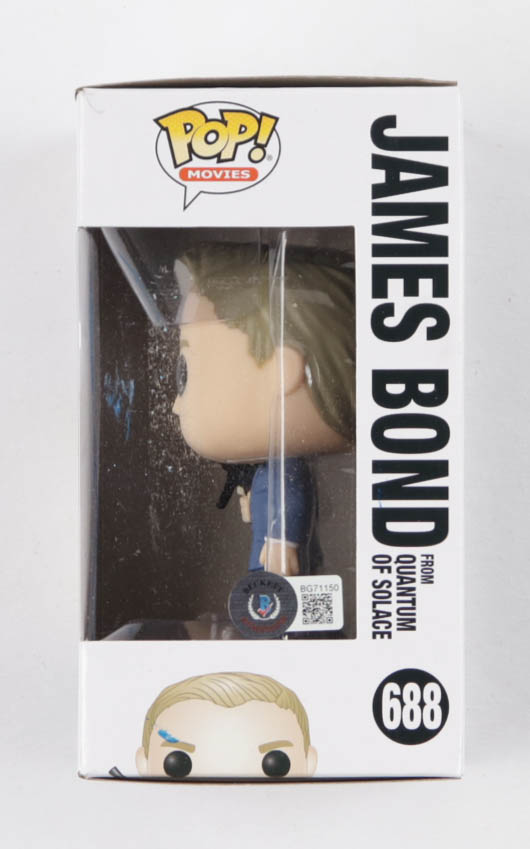 Daniel Craig Signed "Quantum of Solace" #688 James Bond From Quantum of Solace Funko Pop! Movies Figure (Beckett) at PristineAuction.com Daniel Craig Signed "Quantum of Solace" #688 James Bond From Quantum of Solace Funko Pop! Movies Figure (Beckett) at PristineAuction.com