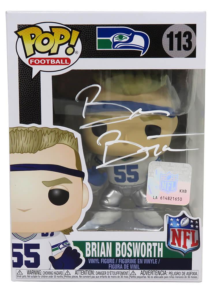 Brian Bosworth Signed "Seahawks" #113 Funko Pop! Vinyl Figure (Schwartz) at PristineAuction.com Brian Bosworth Signed "Seahawks" #113 Funko Pop! Vinyl Figure (Schwartz) at PristineAuction.com