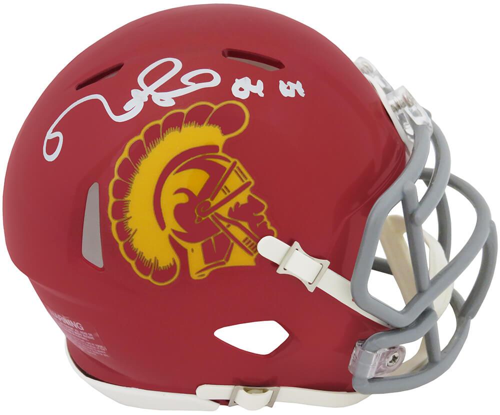 Matt Leinart Signed USC Trojans Speed Mini Helmet Inscribed "04 HT" (Schwartz) at PristineAuction.com Matt Leinart Signed USC Trojans Speed Mini Helmet Inscribed "04 HT" (Schwartz) at PristineAuction.com