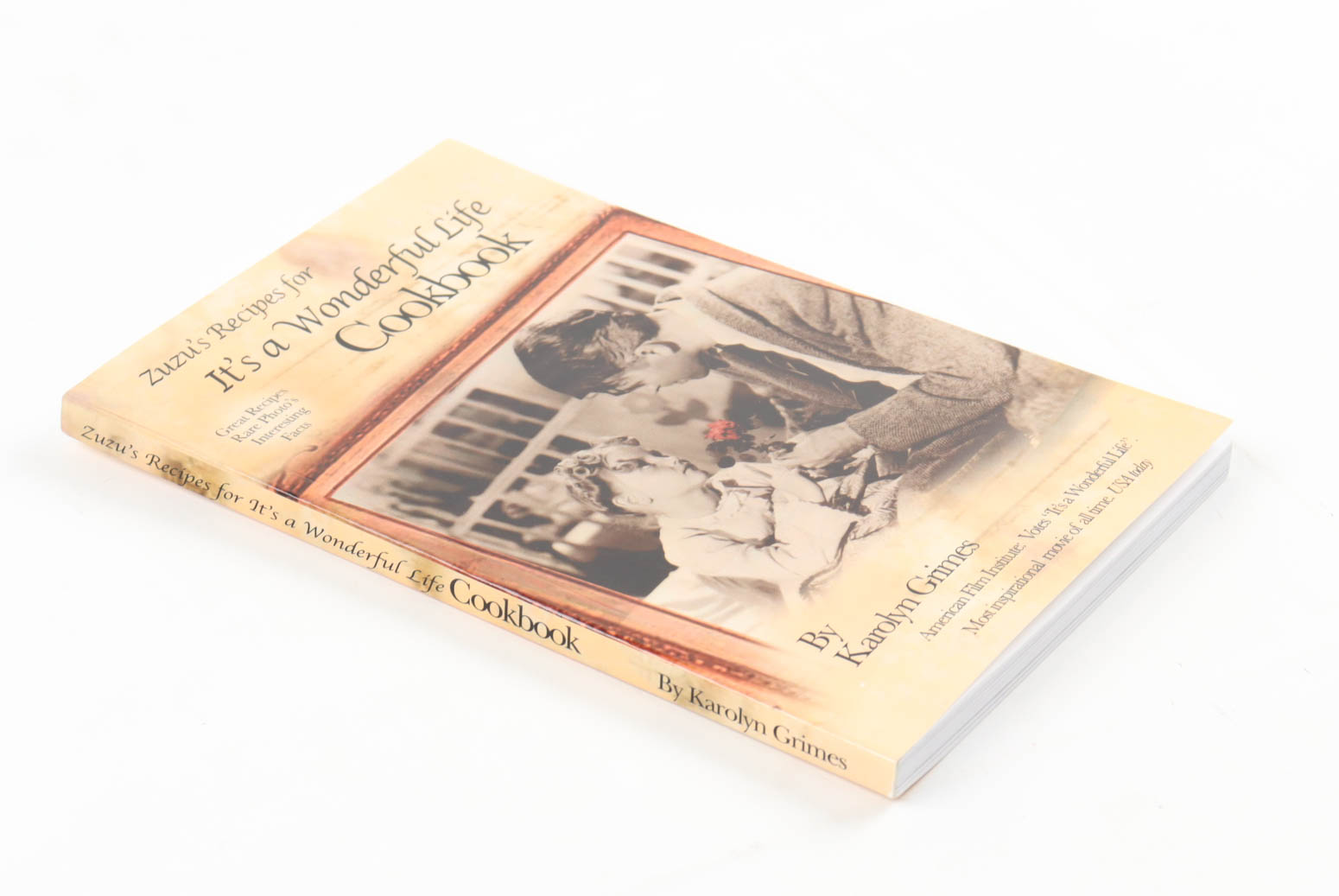 Karolyn Grimes Signed "It's A Wonderful Life Cookbook" Paperback Book With Extensive Inscription (Beckett) at PristineAuction.com Karolyn Grimes Signed "It's A Wonderful Life Cookbook" Paperback Book With Extensive Inscription (Beckett) at PristineAuction.com