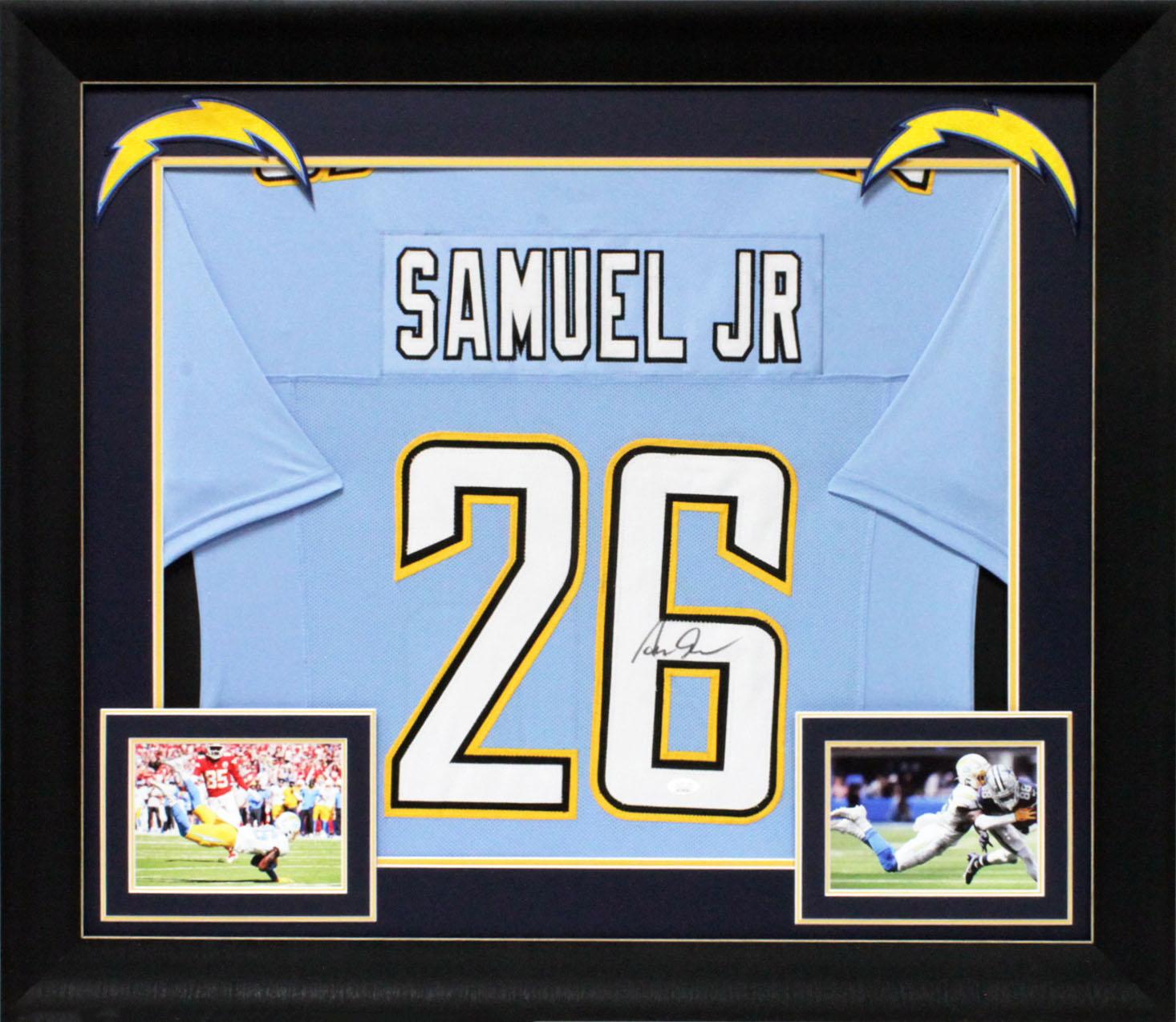 Asante Samuel Jr. Signed Custom Framed Jersey Display (JSA) at PristineAuction.com Asante Samuel Jr. Signed Custom Framed Jersey Display (JSA) at PristineAuction.com