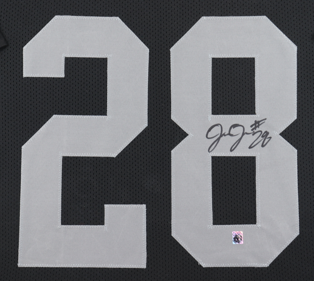 Josh Jacobs Signed Custom Framed Jersey Display (Beckett & Jacobs) at PristineAuction.com Josh Jacobs Signed Custom Framed Jersey Display (Beckett & Jacobs) at PristineAuction.com