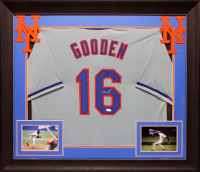Doc Gooden Signed Custom Framed Jersey Display (JSA) at PristineAuction.com