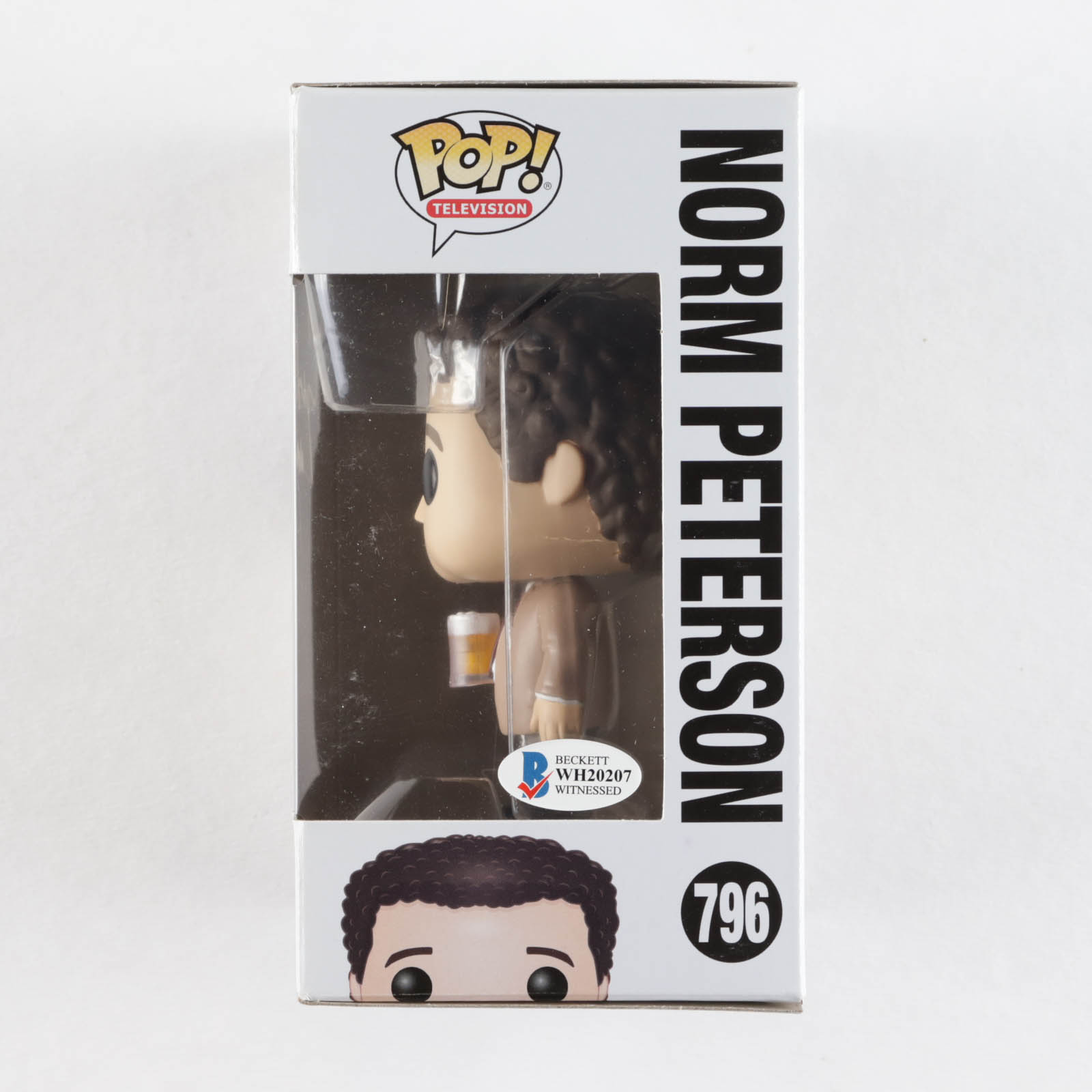 George Wendt Signed "Cheers" #796 Norm Peterson Funko Pop! Vinyl Figure Inscribed "Norm" (Beckett) at PristineAuction.com George Wendt Signed "Cheers" #796 Norm Peterson Funko Pop! Vinyl Figure Inscribed "Norm" (Beckett) at PristineAuction.com