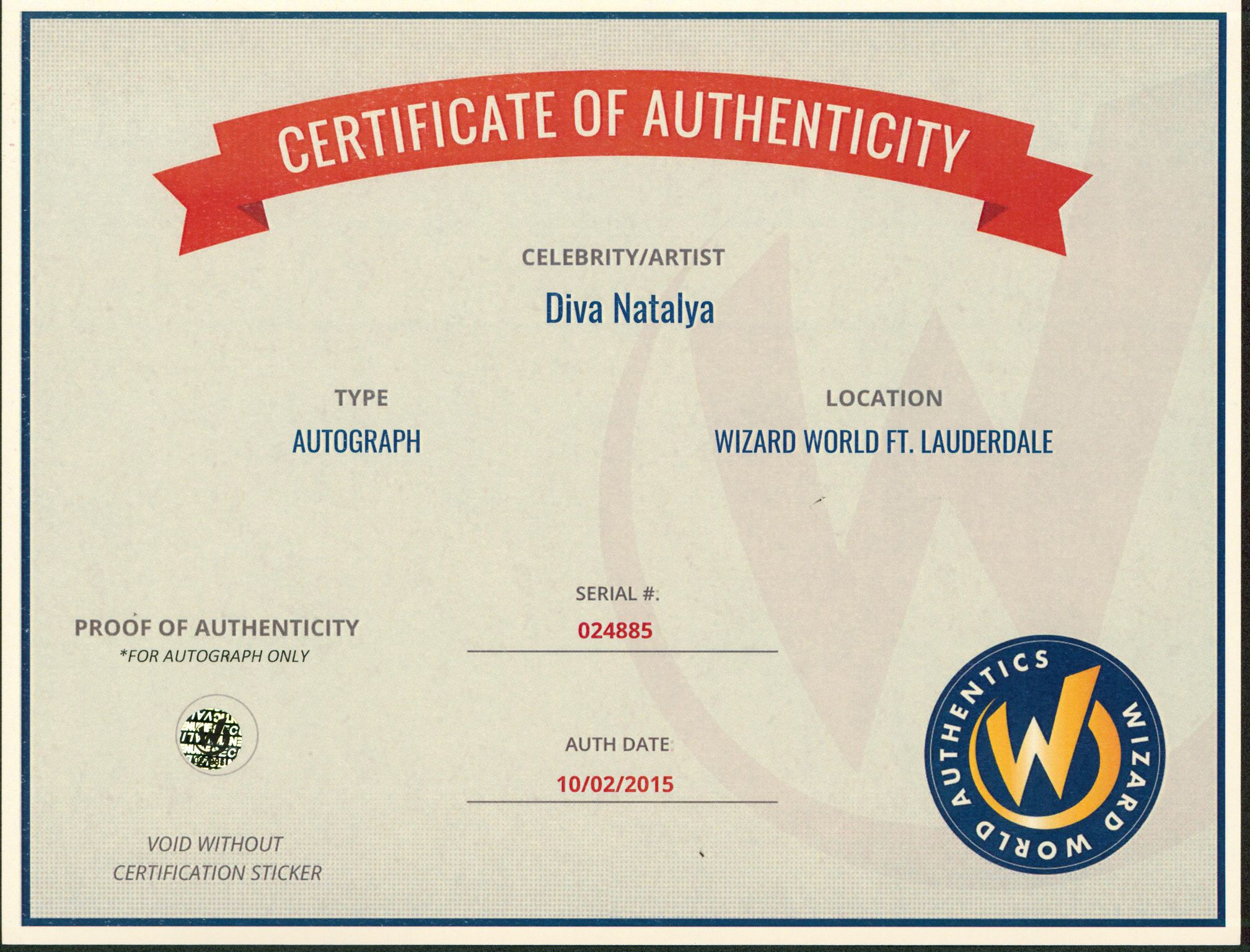 Natalya Neidhart Signed WWE 8x10 Photo Inscribed "Love" (Wizard World) at PristineAuction.com Natalya Neidhart Signed WWE 8x10 Photo Inscribed "Love" (Wizard World) at PristineAuction.com