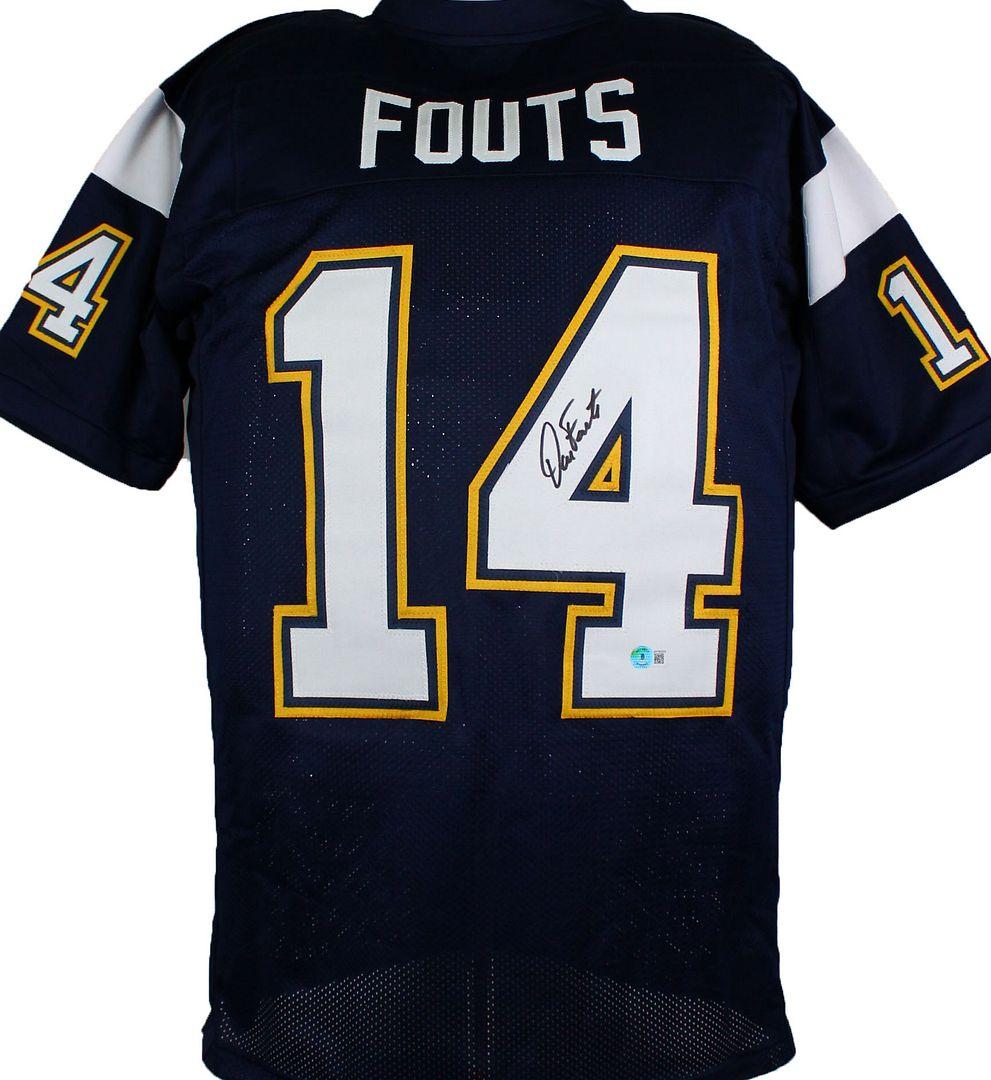 Dan Fouts Signed Jersey (Beckett) at PristineAuction.com Dan Fouts Signed Jersey (Beckett) at PristineAuction.com