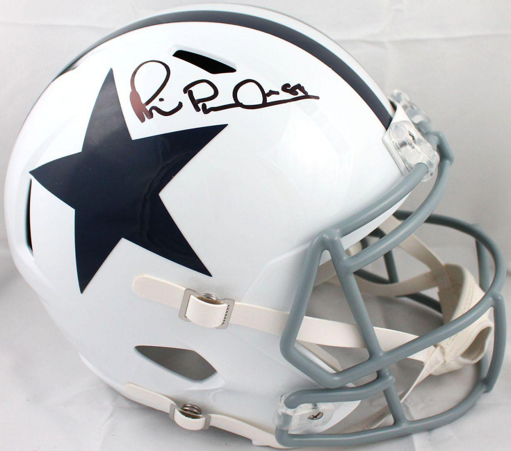 Michael Irvin Signed Cowboys Full Size Throwback Speed Helmet (Beckett ...