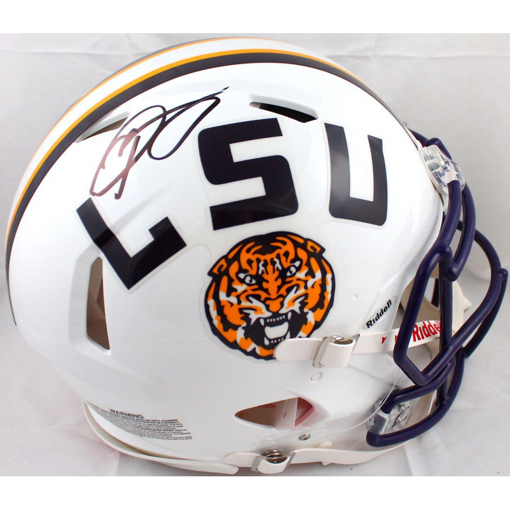 Maillot De Football LSU Tigers Dédicacé Par Odell Beckham Jr – Authentifié Beckett – Taille XL