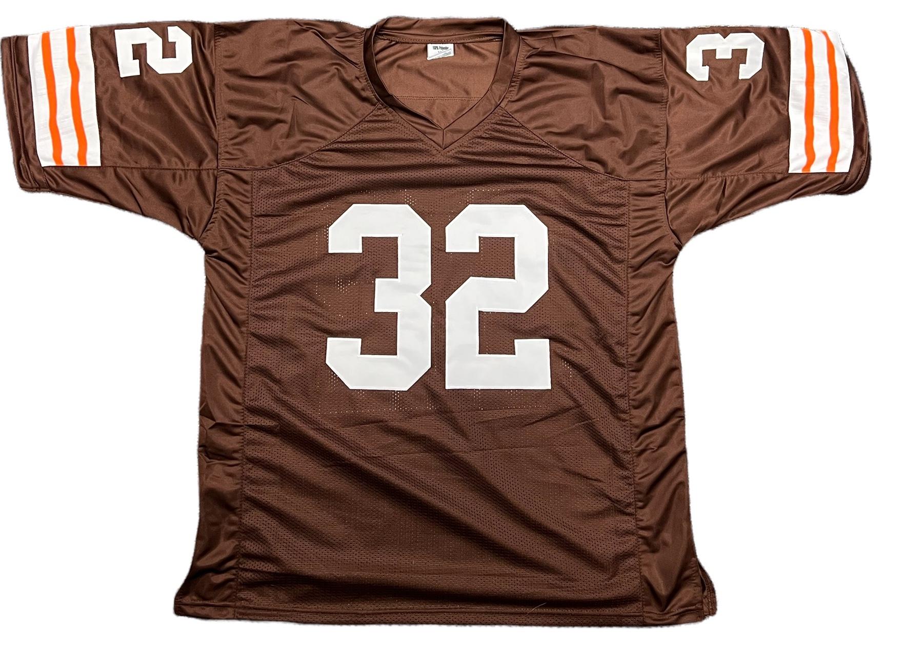 Jim Brown Signed Browns Jersey (JSA) at PristineAuction.com Jim Brown Signed Browns Jersey (JSA) at PristineAuction.com