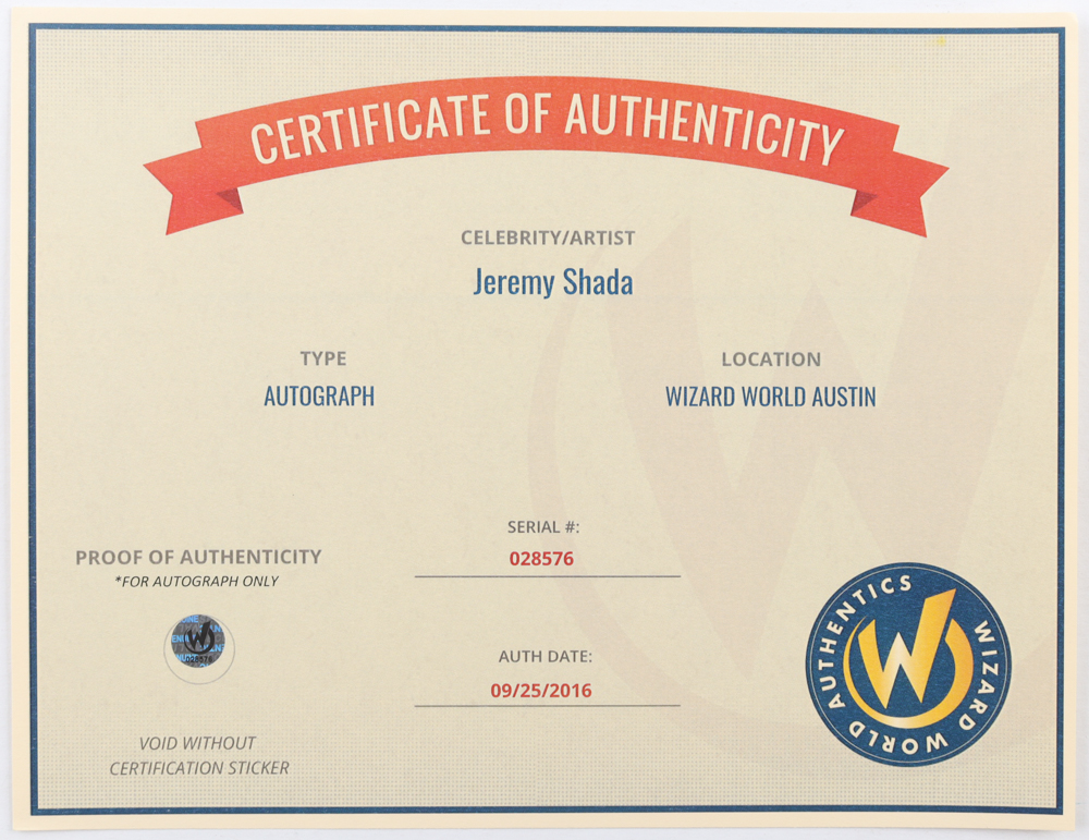 Jeremy Shada Signed "Adventure Time" 8x10 Photo Inscribed "Finn" (Wizard World) at PristineAuction.com Jeremy Shada Signed "Adventure Time" 8x10 Photo Inscribed "Finn" (Wizard World) at PristineAuction.com