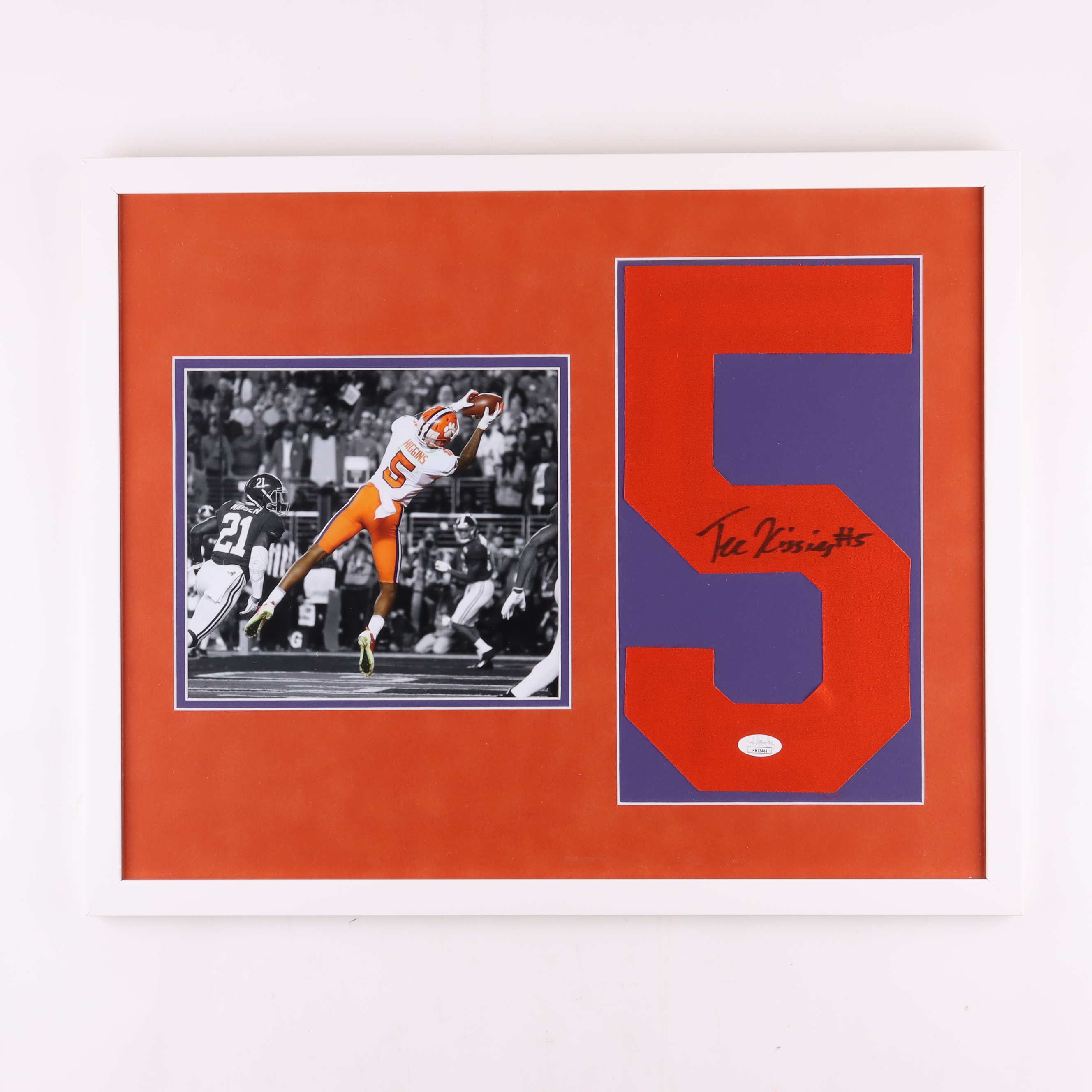 Tee Higgins Signed Clemson Tigers Custom Framed Jersey Number (JSA) at PristineAuction.com Tee Higgins Signed Clemson Tigers Custom Framed Jersey Number (JSA) at PristineAuction.com