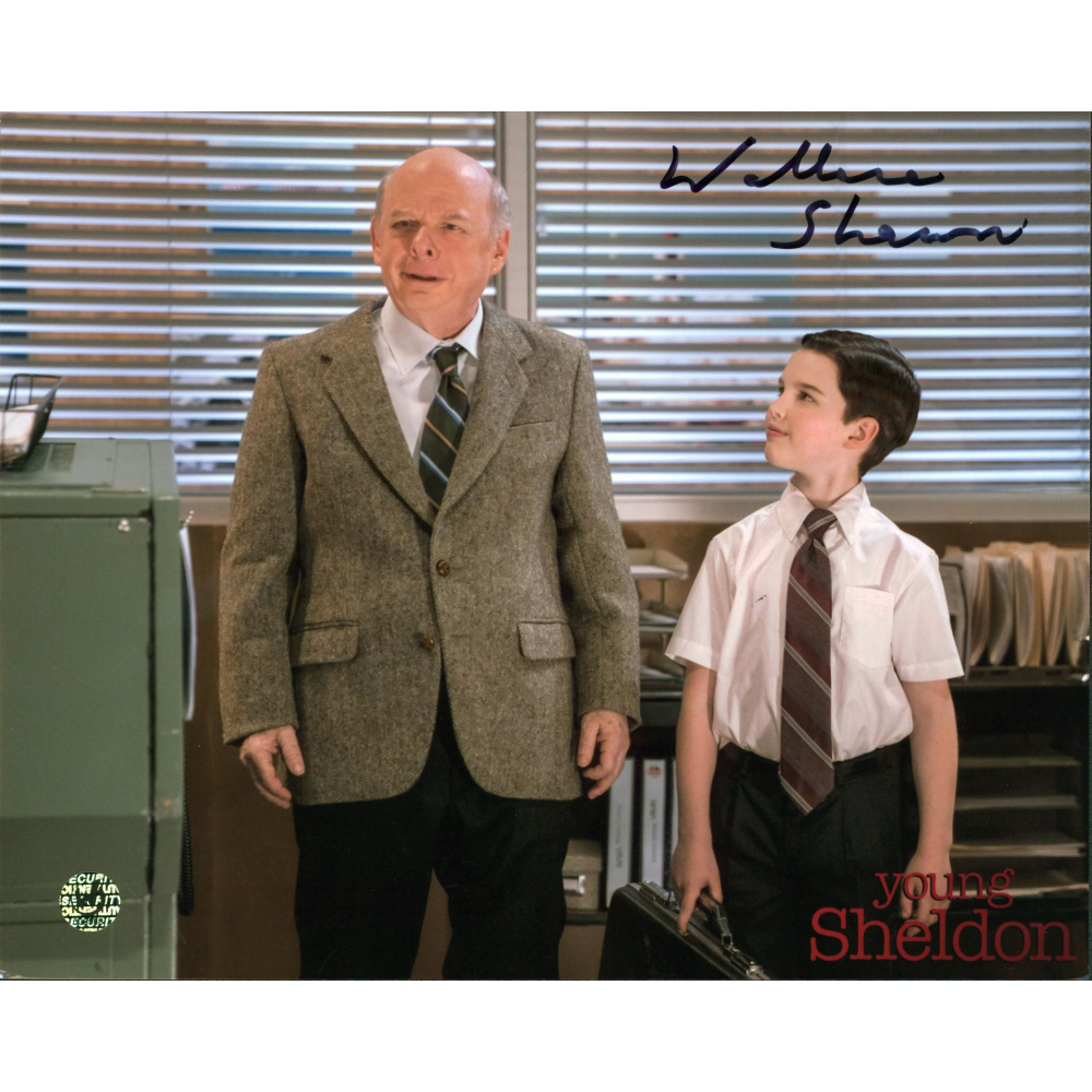 Wallace Shawn Signed "Young Sheldon" 8x10 Photo (Wizard World