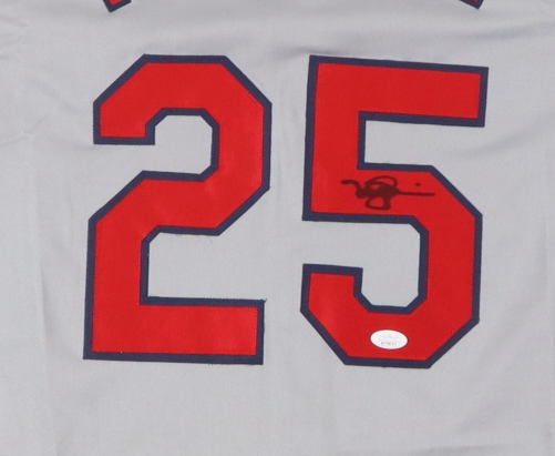 Mark McGwire Signed Jersey (JSA) at PristineAuction.com Mark McGwire Signed Jersey (JSA) at PristineAuction.com