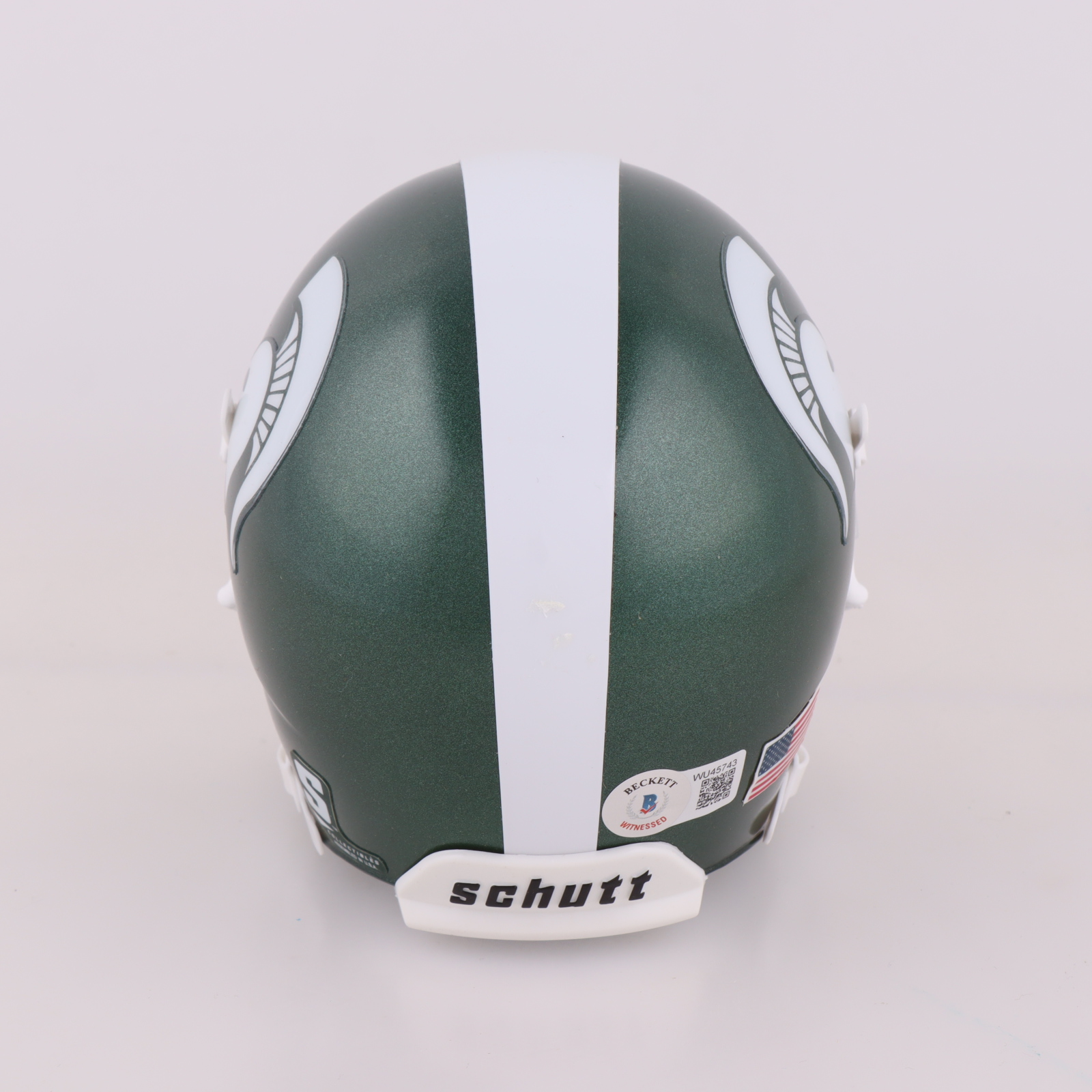 Kenneth Walker III Signed Michigan State Spartans Mini Helmet (Beckett) at PristineAuction.com Kenneth Walker III Signed Michigan State Spartans Mini Helmet (Beckett) at PristineAuction.com