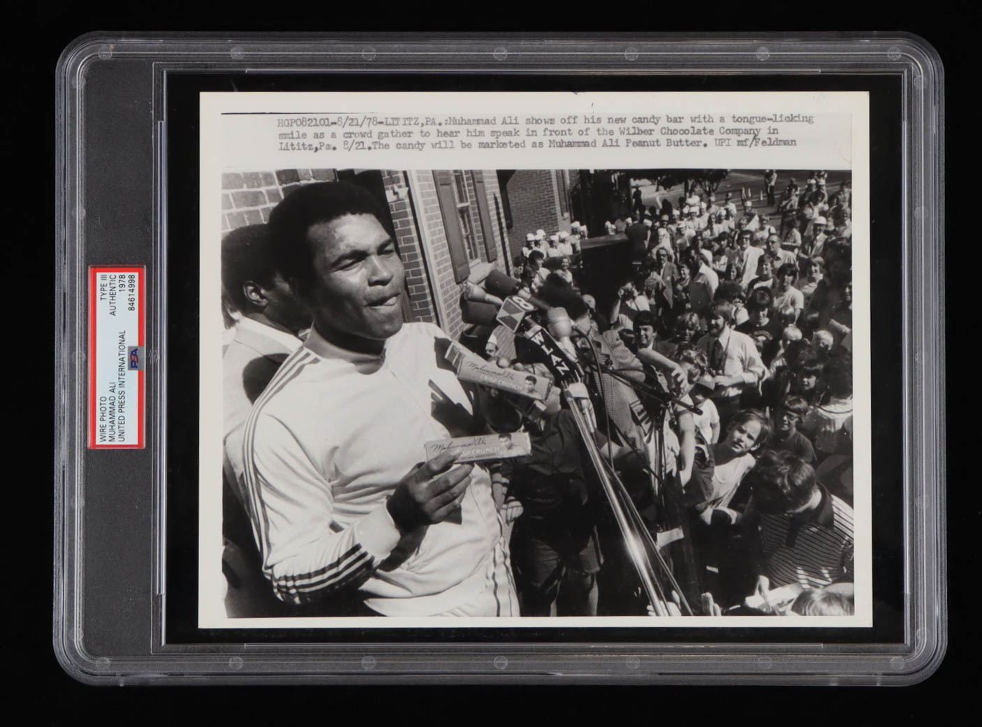 Muhammad Ali 1978 8x10 Vintage Wire Photo (PSA) at PristineAuction.com Muhammad Ali 1978 8x10 Vintage Wire Photo (PSA) at PristineAuction.com