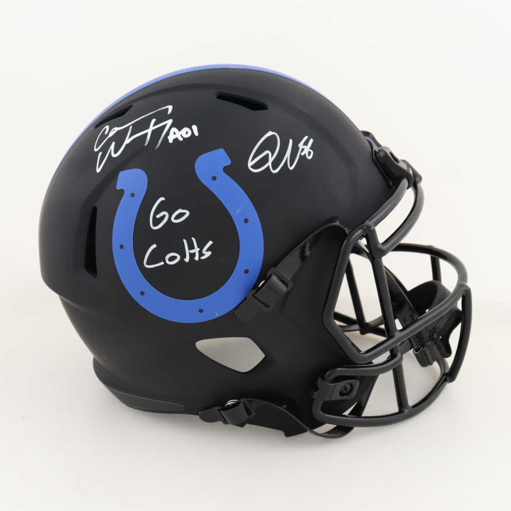 Quenton Nelson & Carson Wentz Signed Colts FullSize Eclipse Alternate