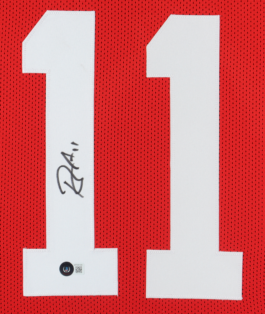 Brandon Aiyuk Signed Custom Framed Jersey Display (Beckett) at PristineAuction.com Brandon Aiyuk Signed Custom Framed Jersey Display (Beckett) at PristineAuction.com