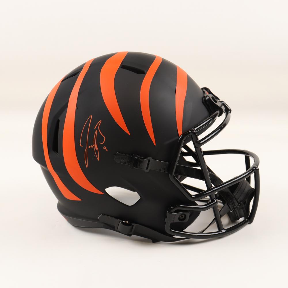 Joe Burrow Signed Bengals Full-Size Eclipse Alternate Speed Helmet (Fanatics) at PristineAuction.com Joe Burrow Signed Bengals Full-Size Eclipse Alternate Speed Helmet (Fanatics) at PristineAuction.com