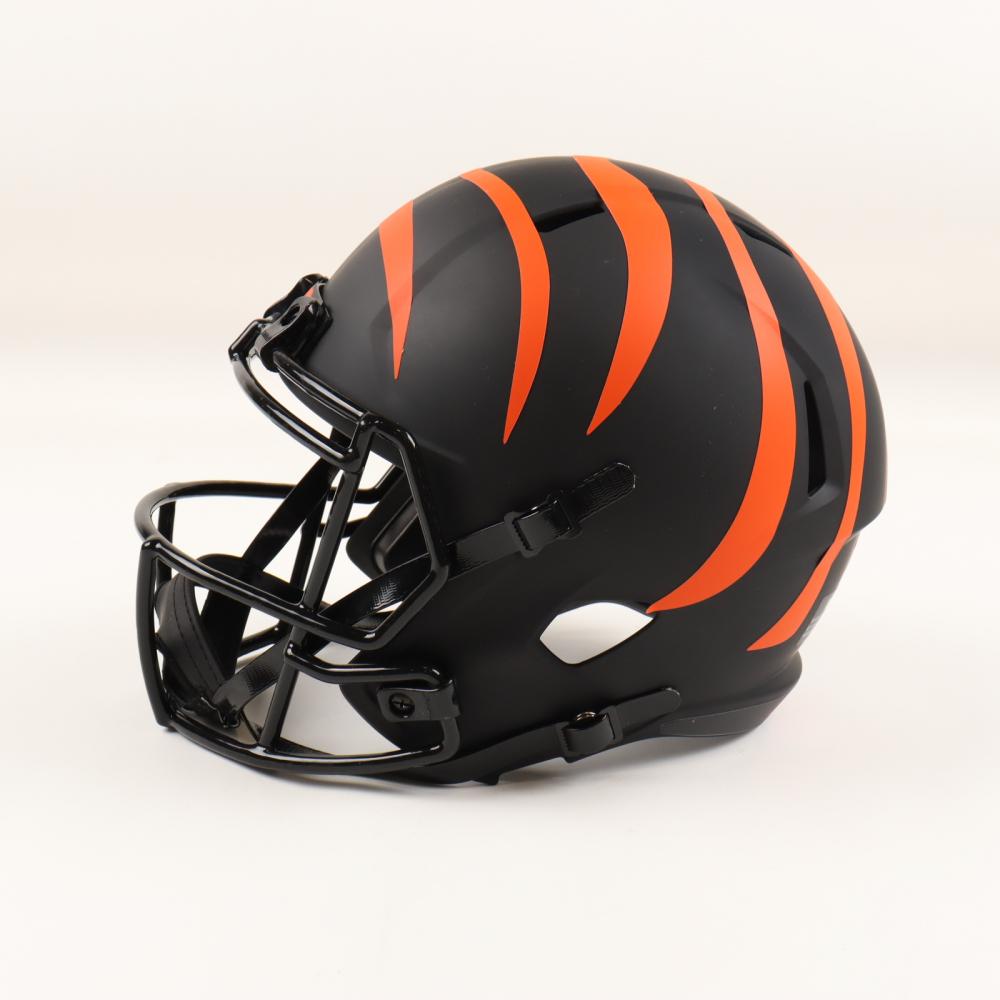 Joe Burrow Signed Bengals Full-Size Eclipse Alternate Speed Helmet (Fanatics) at PristineAuction.com Joe Burrow Signed Bengals Full-Size Eclipse Alternate Speed Helmet (Fanatics) at PristineAuction.com