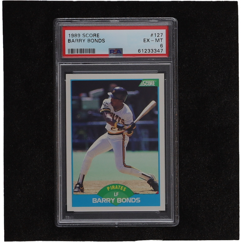 Barry Bonds 1989 Score #127 (PSA 6) at PristineAuction.com Barry Bonds 1989 Score #127 (PSA 6) at PristineAuction.com