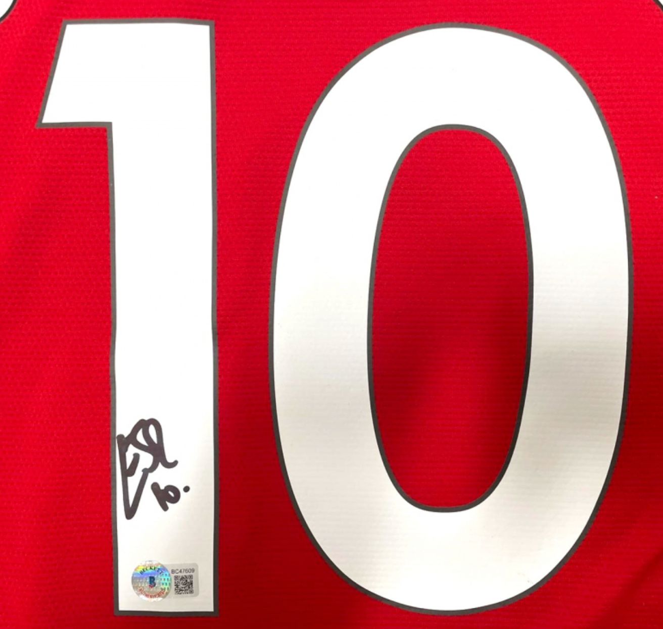 Emile Smith Rowe Signed Arsenal Jersey (Beckett) at PristineAuction.com Emile Smith Rowe Signed Arsenal Jersey (Beckett) at PristineAuction.com