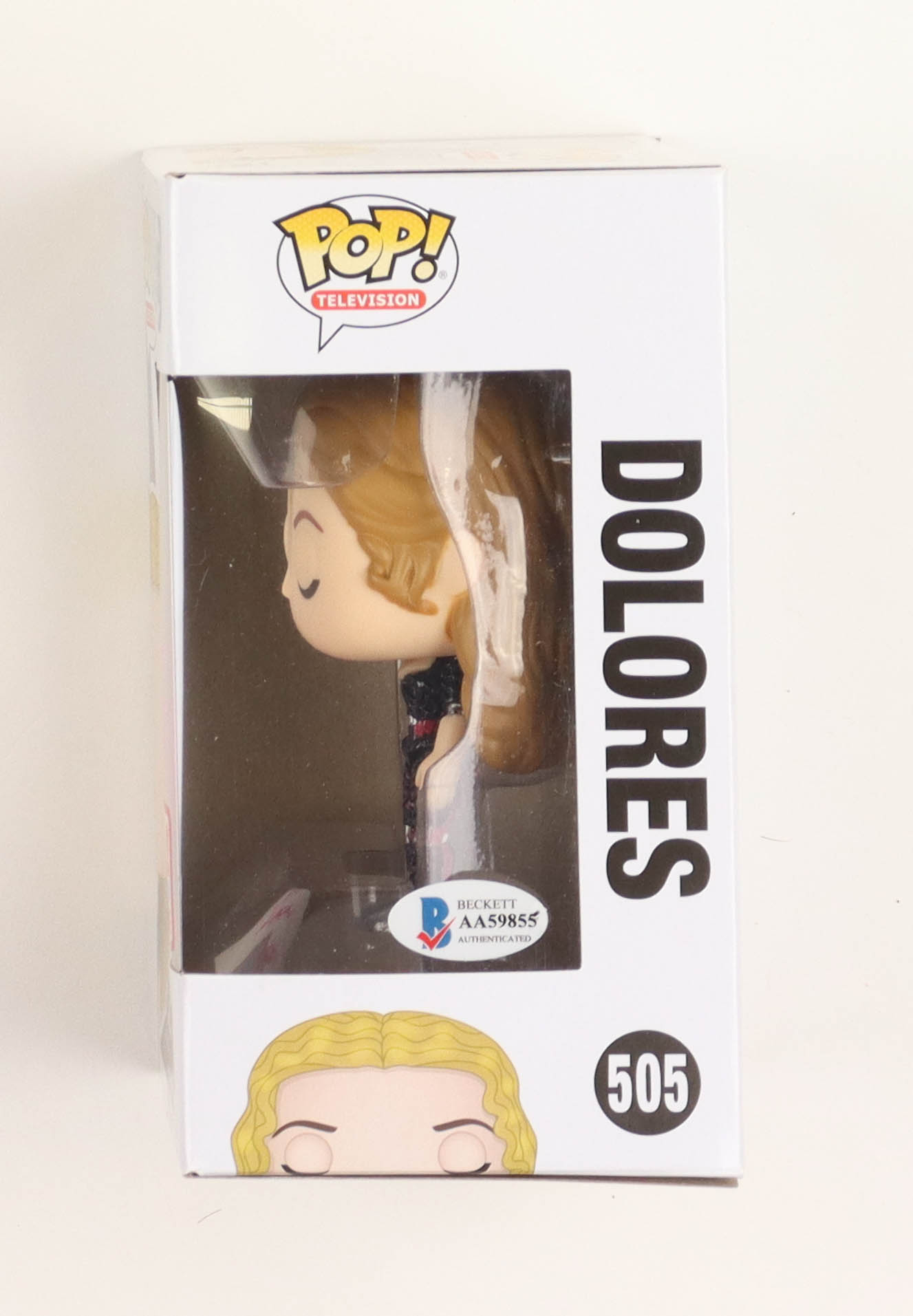 Evan Rachel Wood Signed "Westworld" #505 Dolores Funko Pop! Vinyl Figure (Beckett) at PristineAuction.com Evan Rachel Wood Signed "Westworld" #505 Dolores Funko Pop! Vinyl Figure (Beckett) at PristineAuction.com