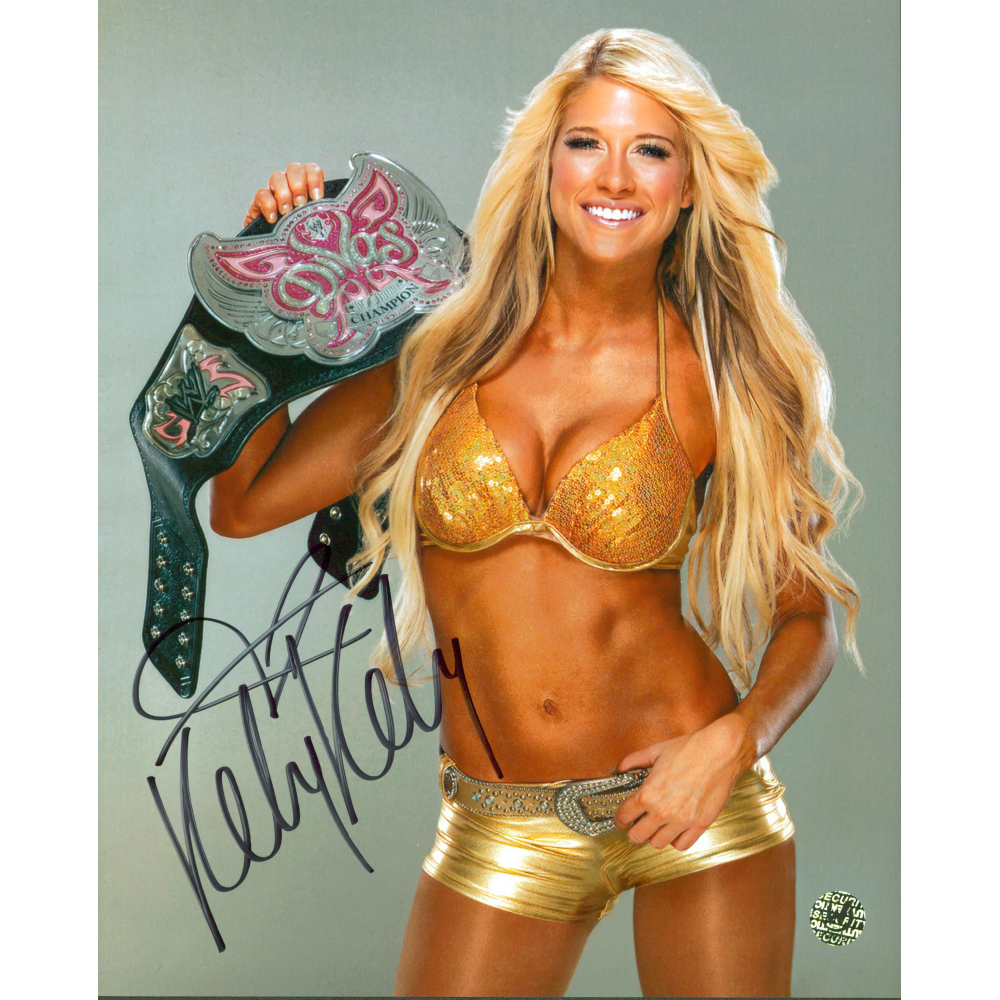 Kelly Kelly Signed WWE 8x10 Photo (Wizard World) Pristine Auction