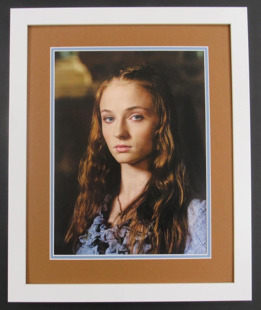 Sophie Turner "Game of Thrones" Custom Framed Photo Display | Pristine ...