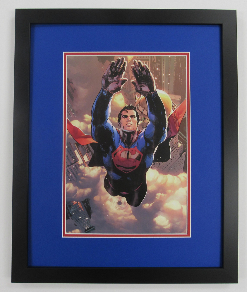 Superman DC Comics Custom Framed Print Display Pristine Auction