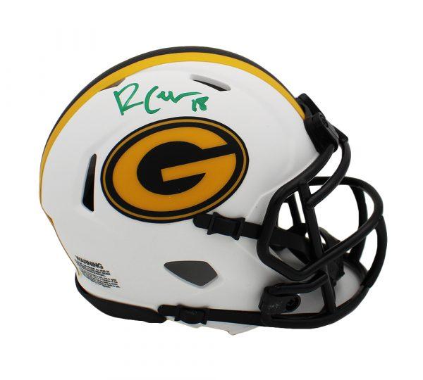 Randall Cobb Signed Packers Lunar Eclipse Alternate Speed Mini Helmet (Radtke) at PristineAuction.com Randall Cobb Signed Packers Lunar Eclipse Alternate Speed Mini Helmet (Radtke) at PristineAuction.com
