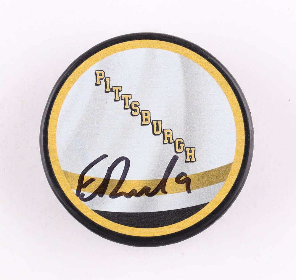 Evan Rodrigues Signed Penguins Logo Hockey Puck (Beckett) at PristineAuction.com Evan Rodrigues Signed Penguins Logo Hockey Puck (Beckett) at PristineAuction.com