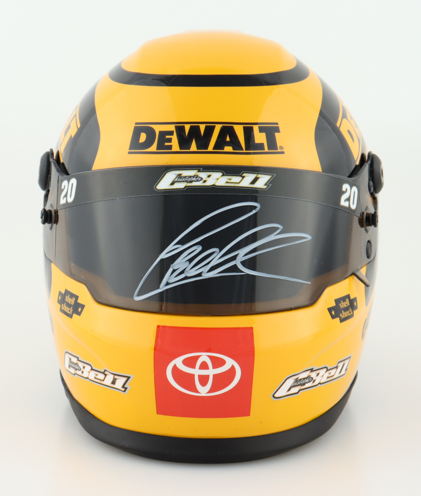 Christopher Bell Signed NASCAR 20 Dewalt 12 Scale Mini Helmet (PA
