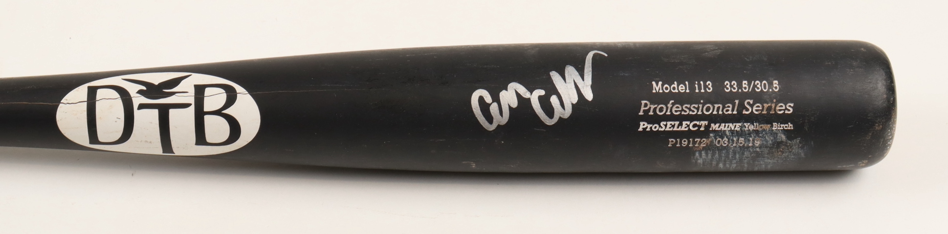 Cam Collier Signed DTB Baseball Bat (JSA) at PristineAuction.com Cam Collier Signed DTB Baseball Bat (JSA) at PristineAuction.com