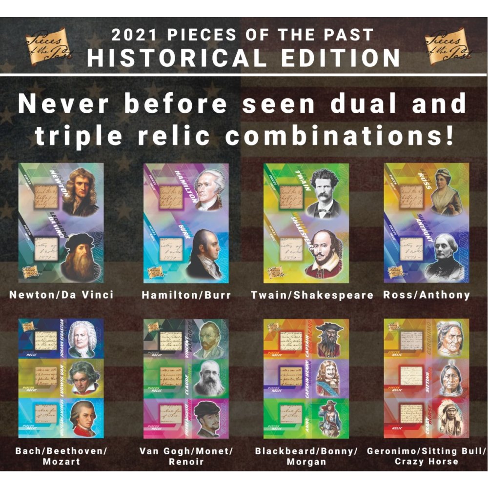 2021 Super Break Pieces of the Past Historical Edition Jumbo Box at PristineAuction.com 2021 Super Break Pieces of the Past Historical Edition Jumbo Box at PristineAuction.com