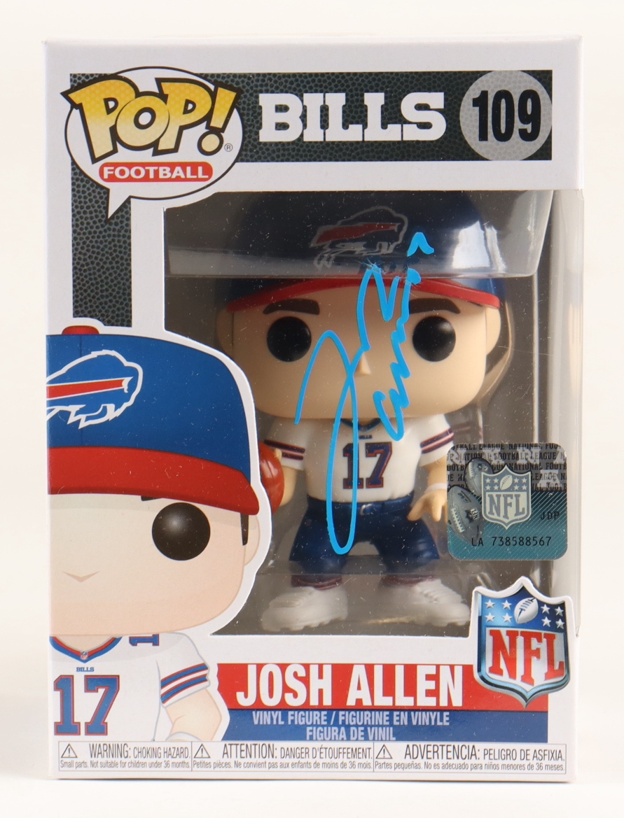 Josh Allen Signed Bills #109 Funko Pop! Vinyl Figure (Beckett) at PristineAuction.com Josh Allen Signed Bills #109 Funko Pop! Vinyl Figure (Beckett) at PristineAuction.com