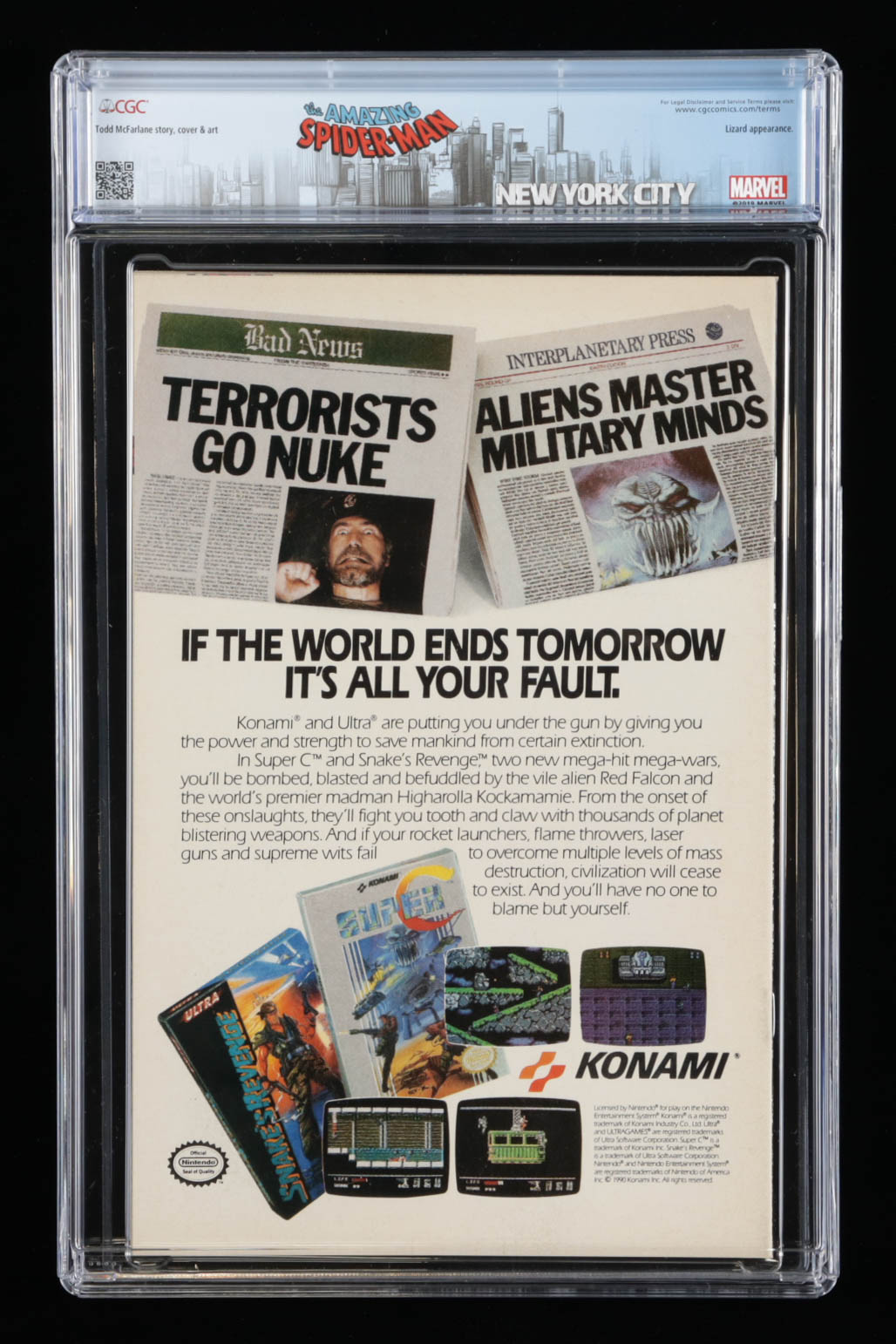 1990 "Spider-Man" First Issue #1 Marvel Comic Book (CGC 9.4) at PristineAuction.com 1990 "Spider-Man" First Issue #1 Marvel Comic Book (CGC 9.4) at PristineAuction.com