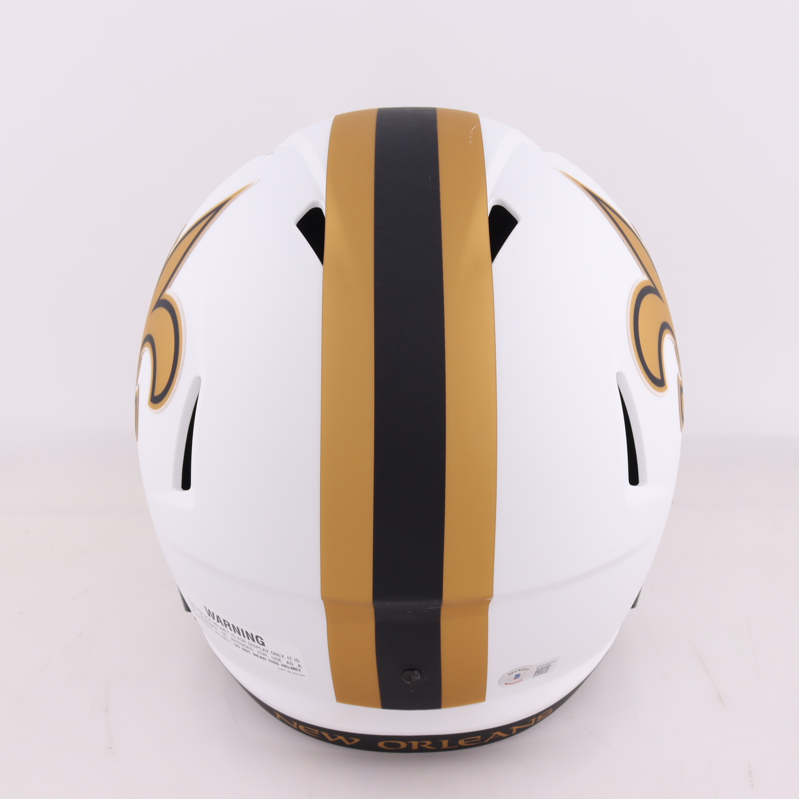 Chris Olave Signed Saints Full-Size Lunar Eclipse Alternate Speed Helmet (Beckett) at PristineAuction.com Chris Olave Signed Saints Full-Size Lunar Eclipse Alternate Speed Helmet (Beckett) at PristineAuction.com
