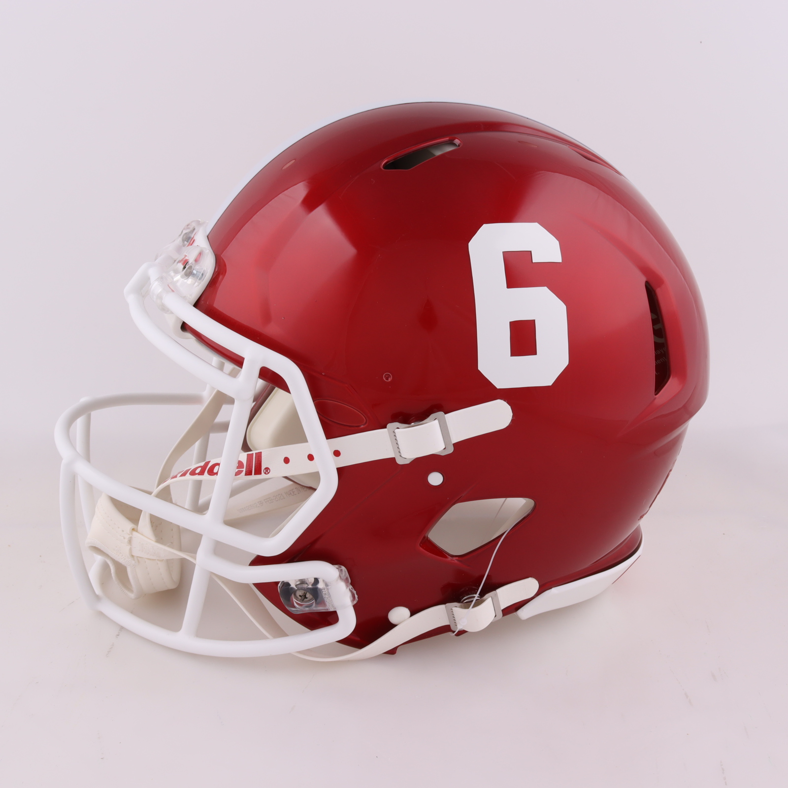 DeVonta Smith Signed Alabama Crimson Tide Full-Size Authentic On-Field Speed Helmet Inscribed "Heisman 2020" (Beckett) at PristineAuction.com DeVonta Smith Signed Alabama Crimson Tide Full-Size Authentic On-Field Speed Helmet Inscribed "Heisman 2020" (Beckett) at PristineAuction.com