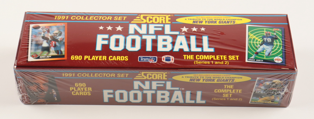 1991 Score NFL Football Complete Set Of 690 Cards Pristine Auction 1991 Score NFL Football Complete Set Of 690 Cards Pristine Auction