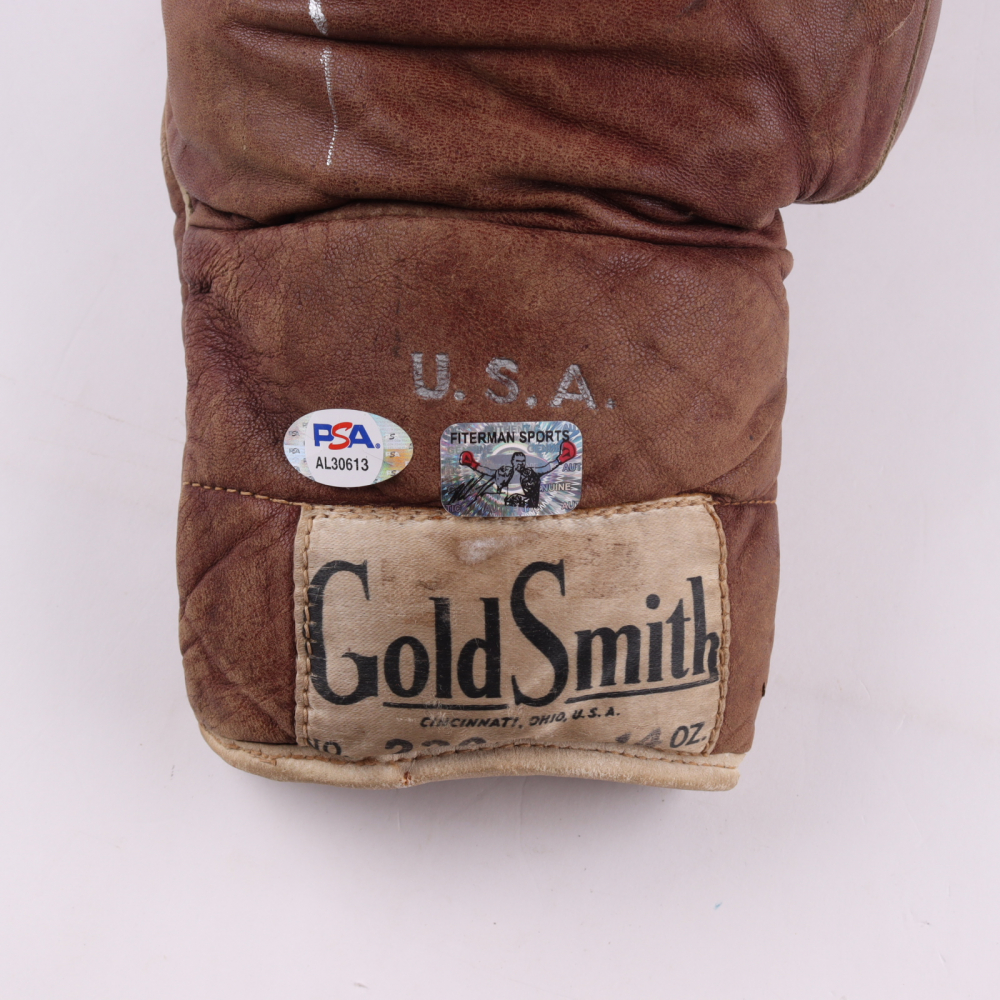 Mike Tyson Signed Vintage Goldsmith Boxing Glove Set (Tyson & PSA