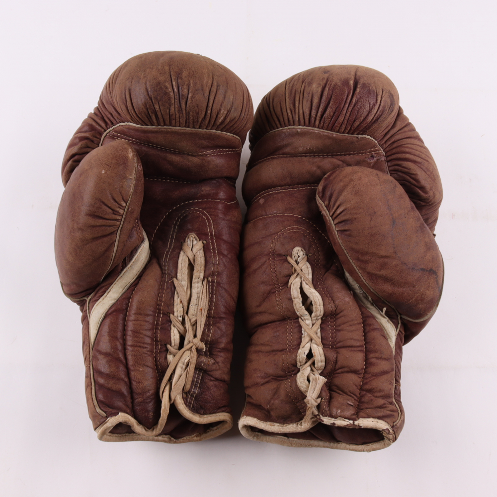 Mike Tyson Signed Vintage Goldsmith Boxing Glove Set (Tyson & PSA