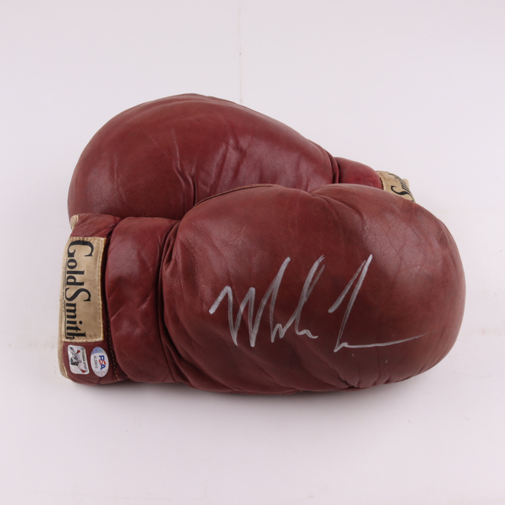 Mike Tyson Signed Vintage Goldsmith Boxing Glove Set (Tyson & PSA