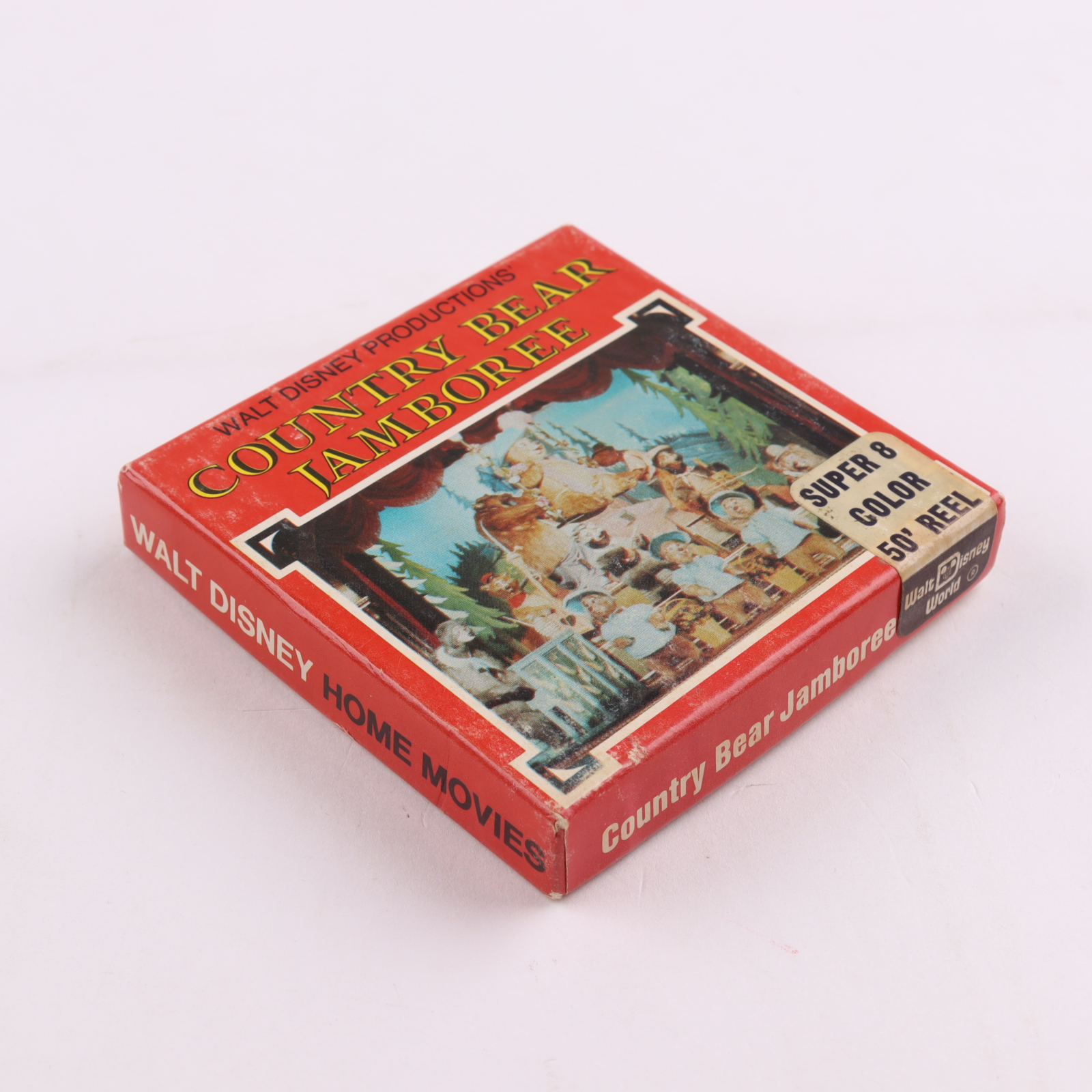 Vintage Walt Disney's "Country Bear Jamboree" 8mm Film Reel with Original Box at PristineAuction.com Vintage Walt Disney's "Country Bear Jamboree" 8mm Film Reel with Original Box at PristineAuction.com
