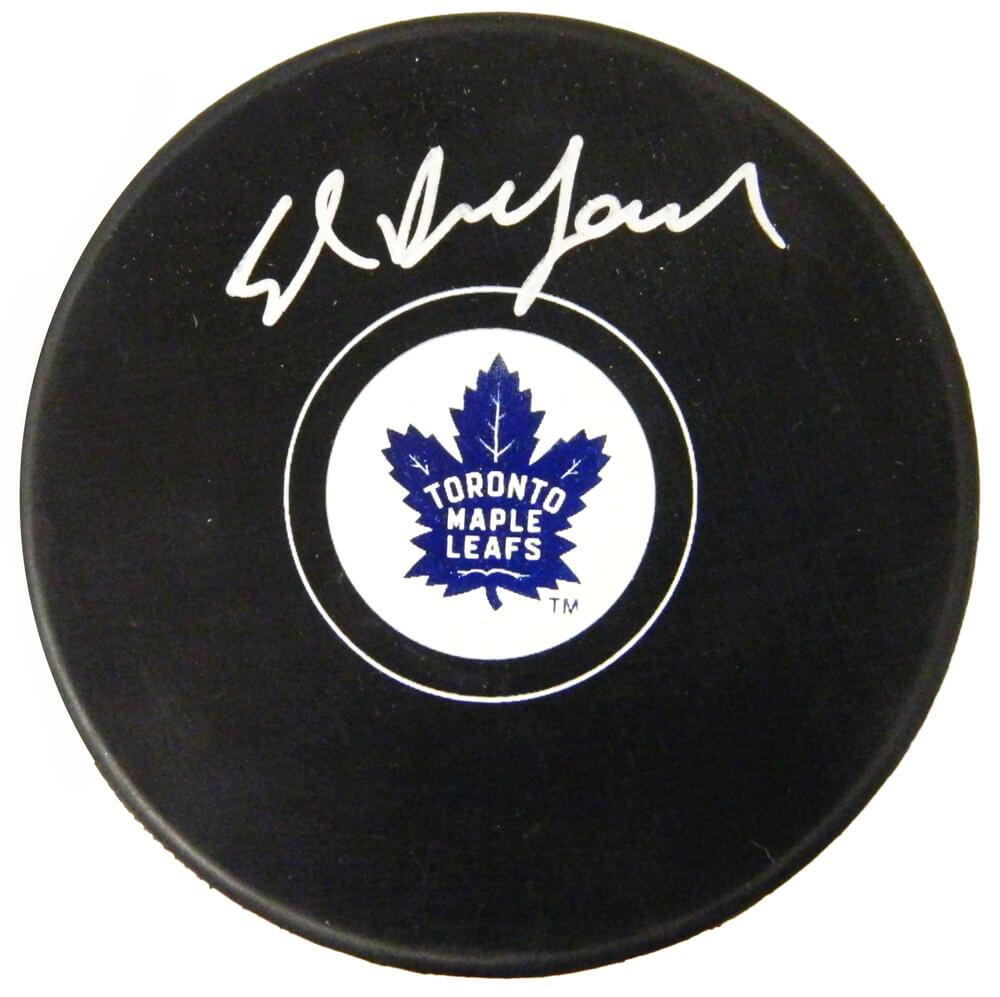 Ed Belfour Signed Maple Leafs Logo Hockey Puck (Schwartz) at PristineAuction.com Ed Belfour Signed Maple Leafs Logo Hockey Puck (Schwartz) at PristineAuction.com